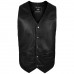 ARD Champs™ Men's Motorcycle Vest Genuine Cowhide Leather Black Style 950